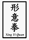 Chinese characters for the words xingyiquan