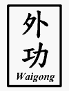 Chinese characters for the words waigong